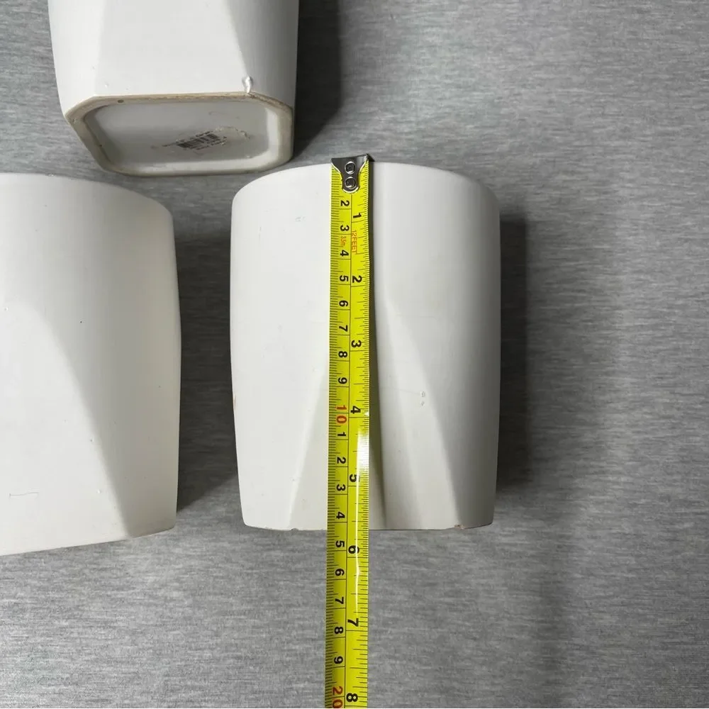 Target White 5” Round Ceramic Planter Pot 3 PCS. Set